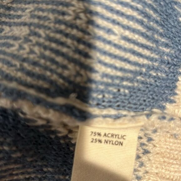 Gilded Intent Pulled Stitch Cardigan Sweater Size Medium. - Picture 7 of 7